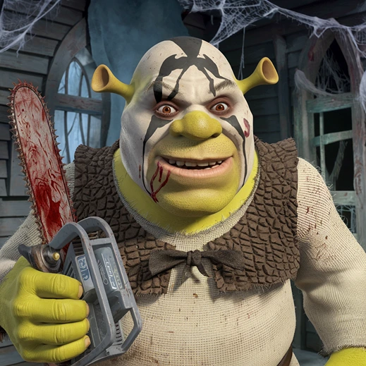 horror shrek photos (AI)