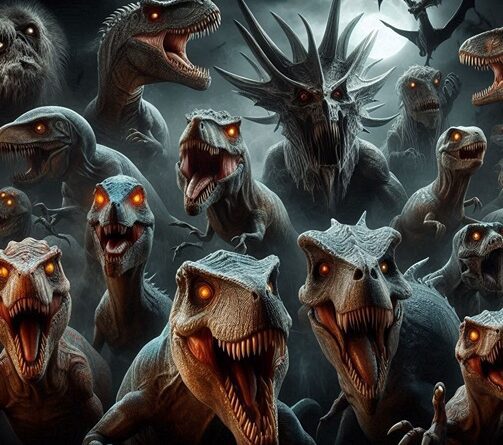 scary dinosaurs photos