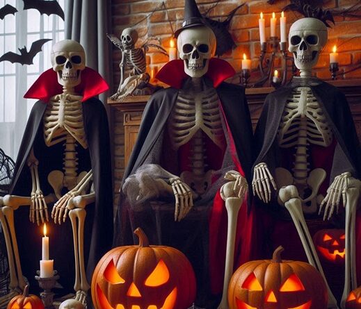 scary halloween decorations (AI) (3)